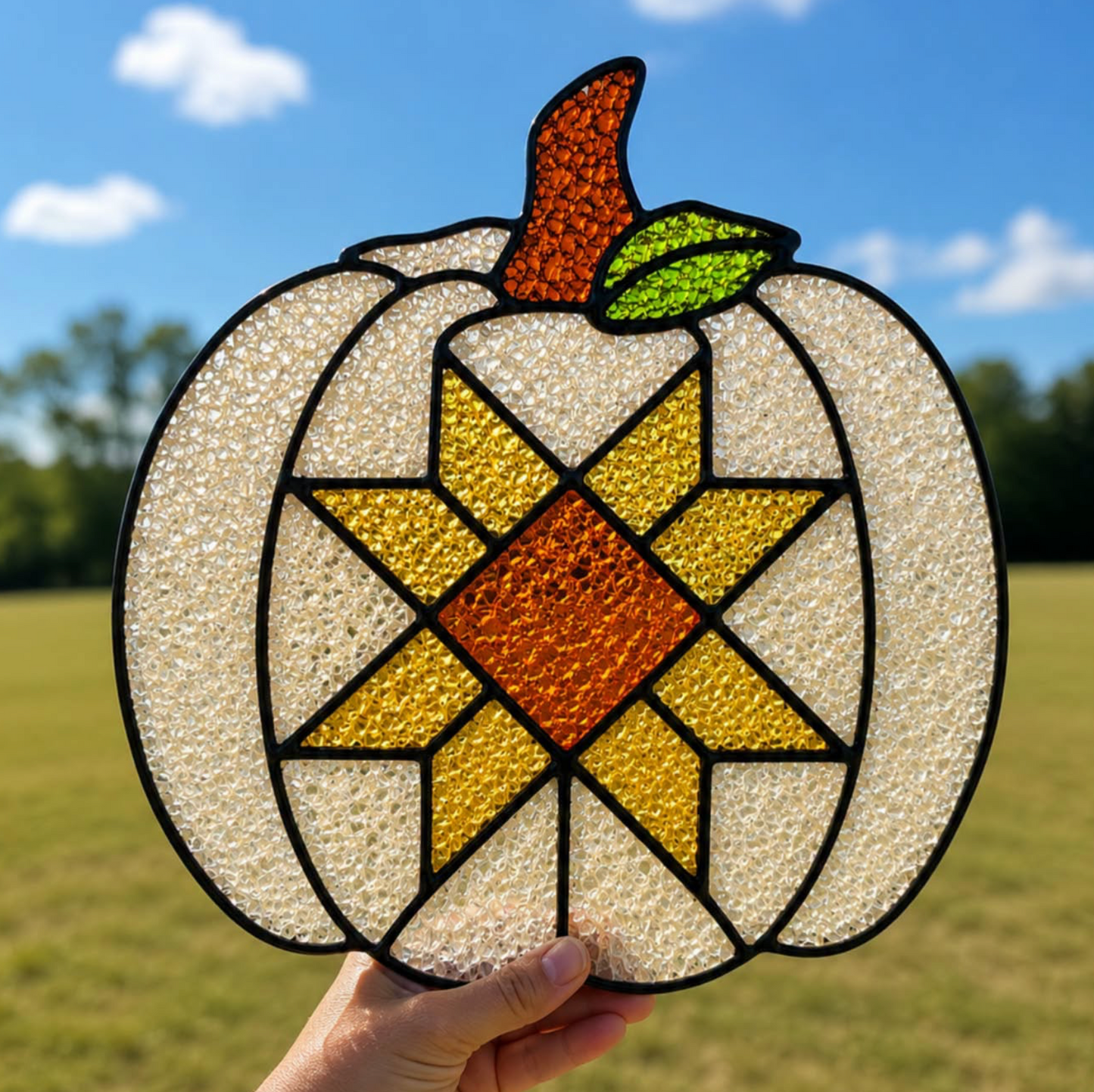 Fall Faux Stained Glass MAIL HOME KITS