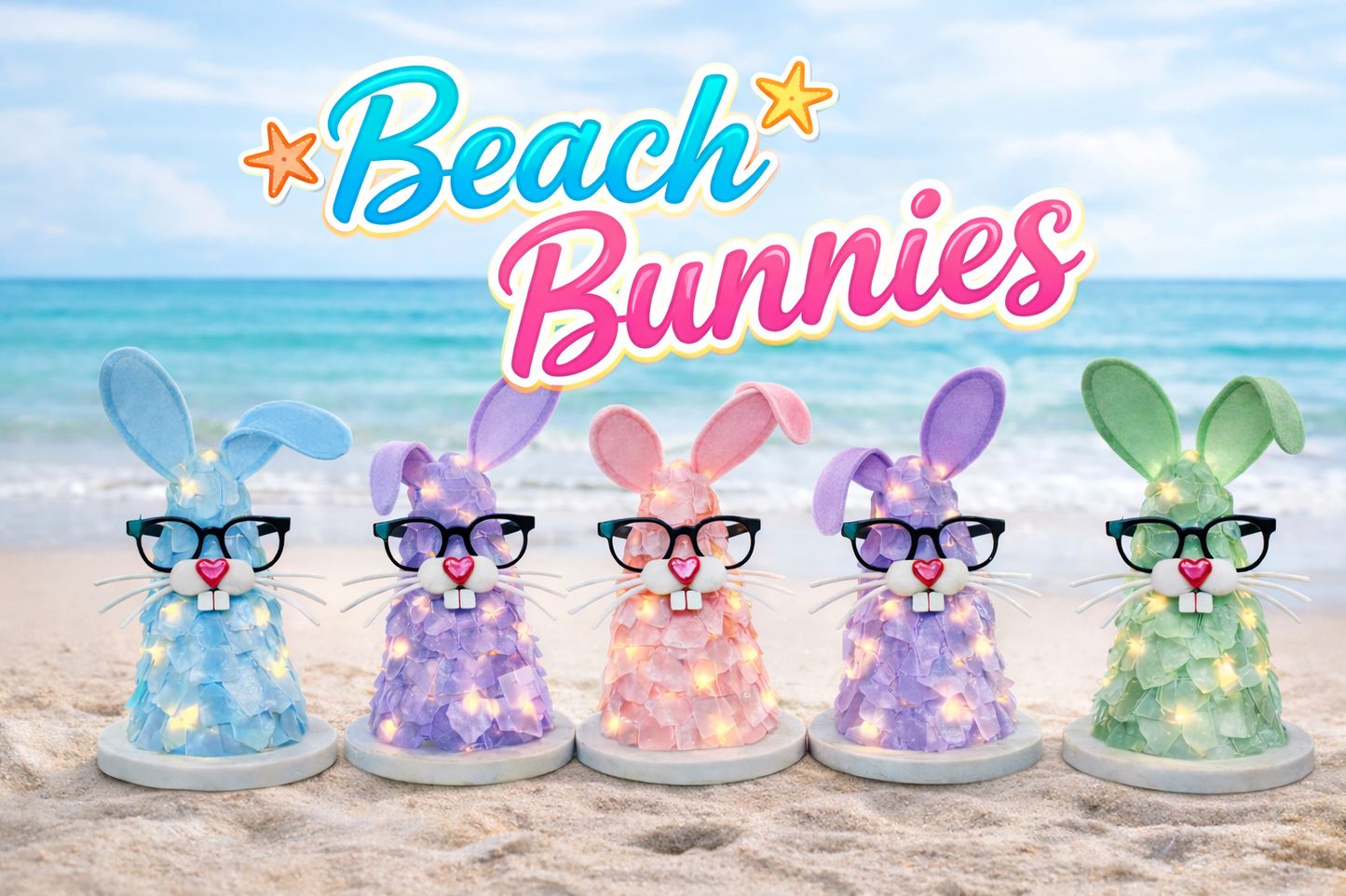 Beach Bunny 'Sea' Glass Tree Mail Home Kit