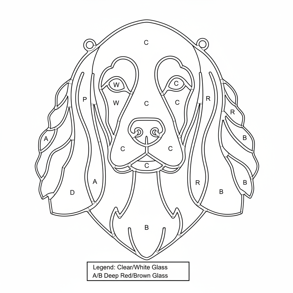 Crushed Glass Pet Sun Catcher Mail Home Kit