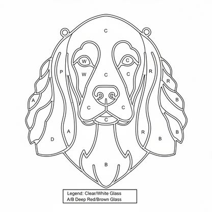 Crushed Glass Pet Sun Catcher Mail Home Kit