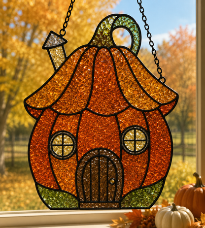 Fall Faux Stained Glass MAIL HOME KITS