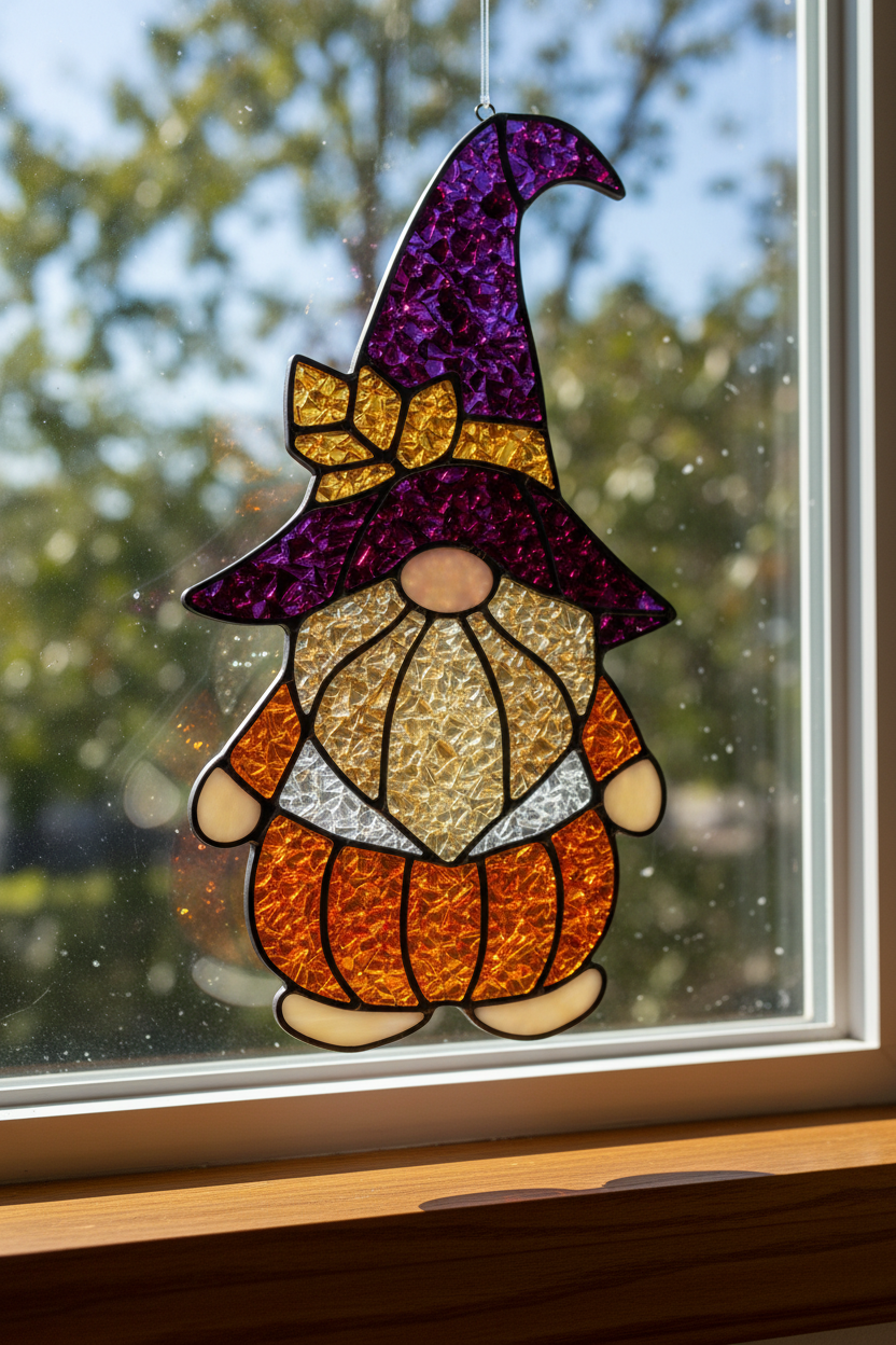 Fall Faux Stained Glass MAIL HOME KITS