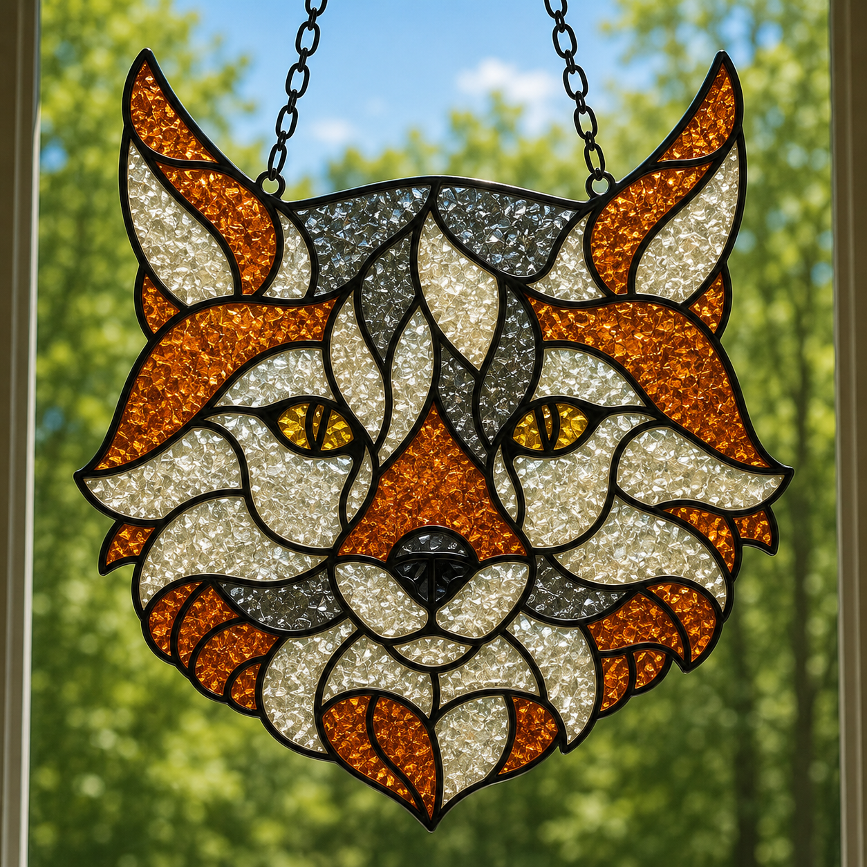 Fall Faux Stained Glass MAIL HOME KITS