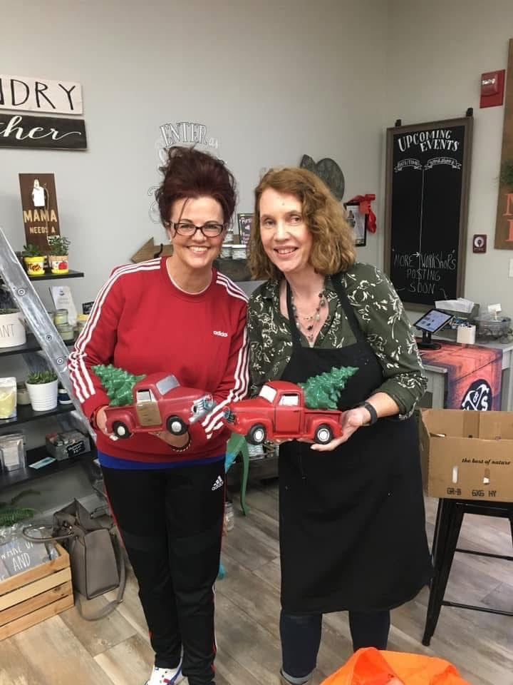 12/06/2025 (2pm) Ceramic Trucks & Trees at Flat Shoals Baptist