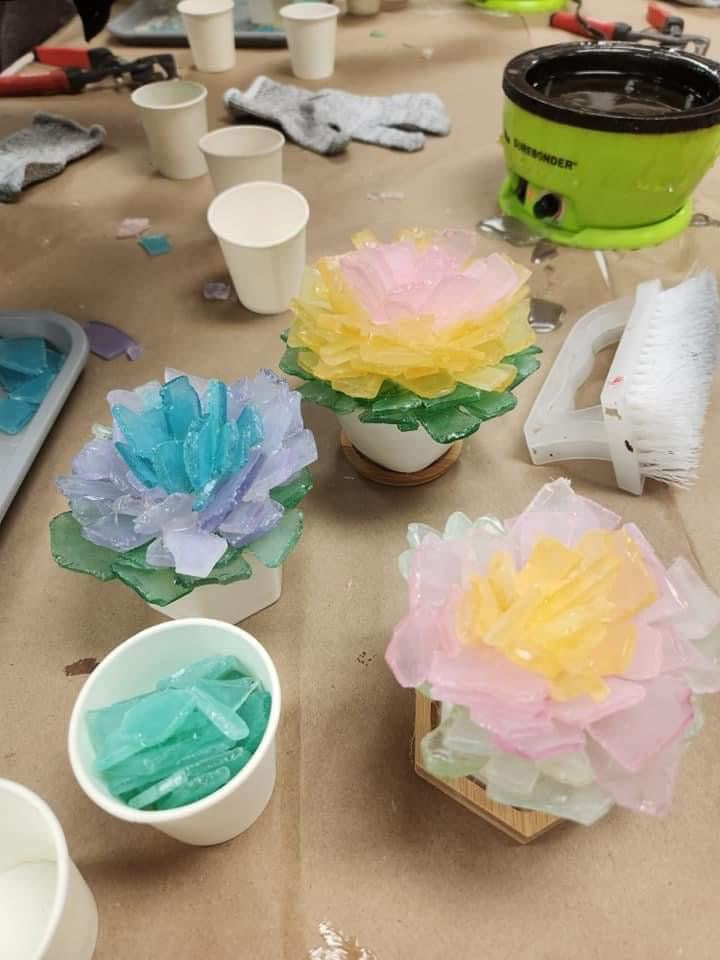 Sea Glass Succulent Add On