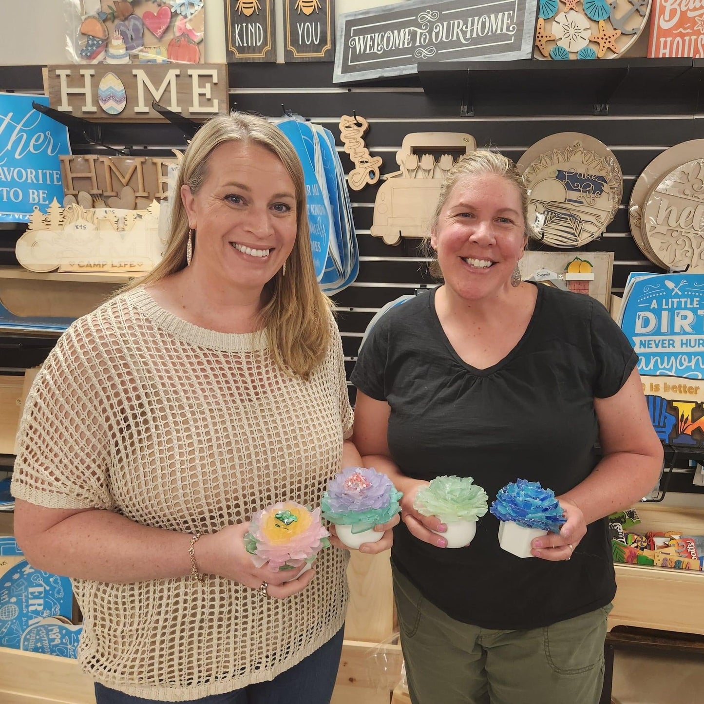 Sea Glass Succulent Add On