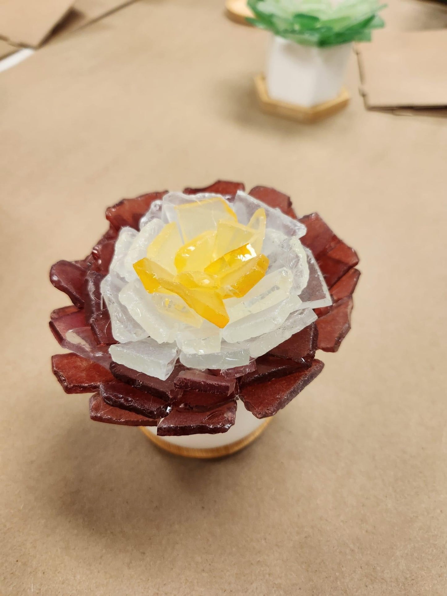 Sea Glass Succulent Add On