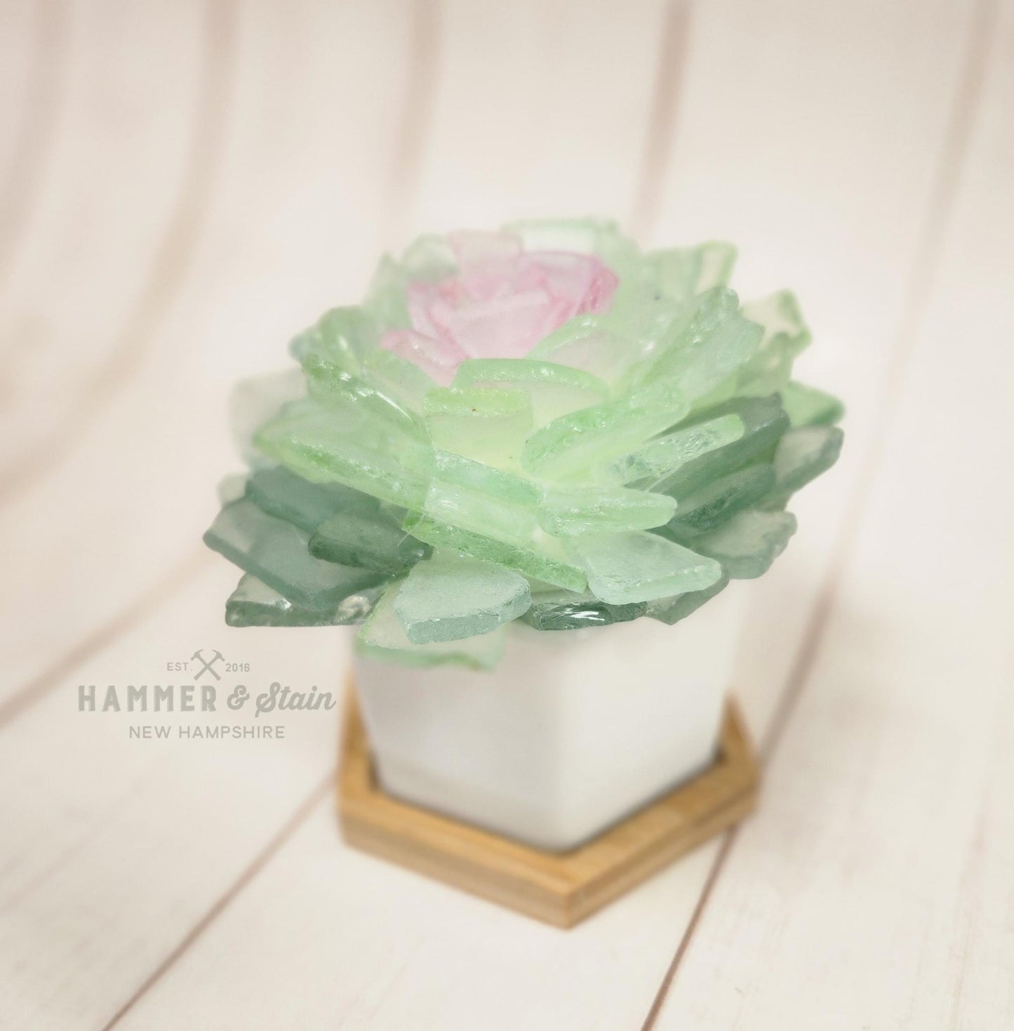 Sea Glass Succulent Add On