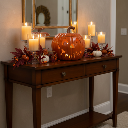 Personalized Ceramic Jack O'Lantern Pumpkin Painting Kit