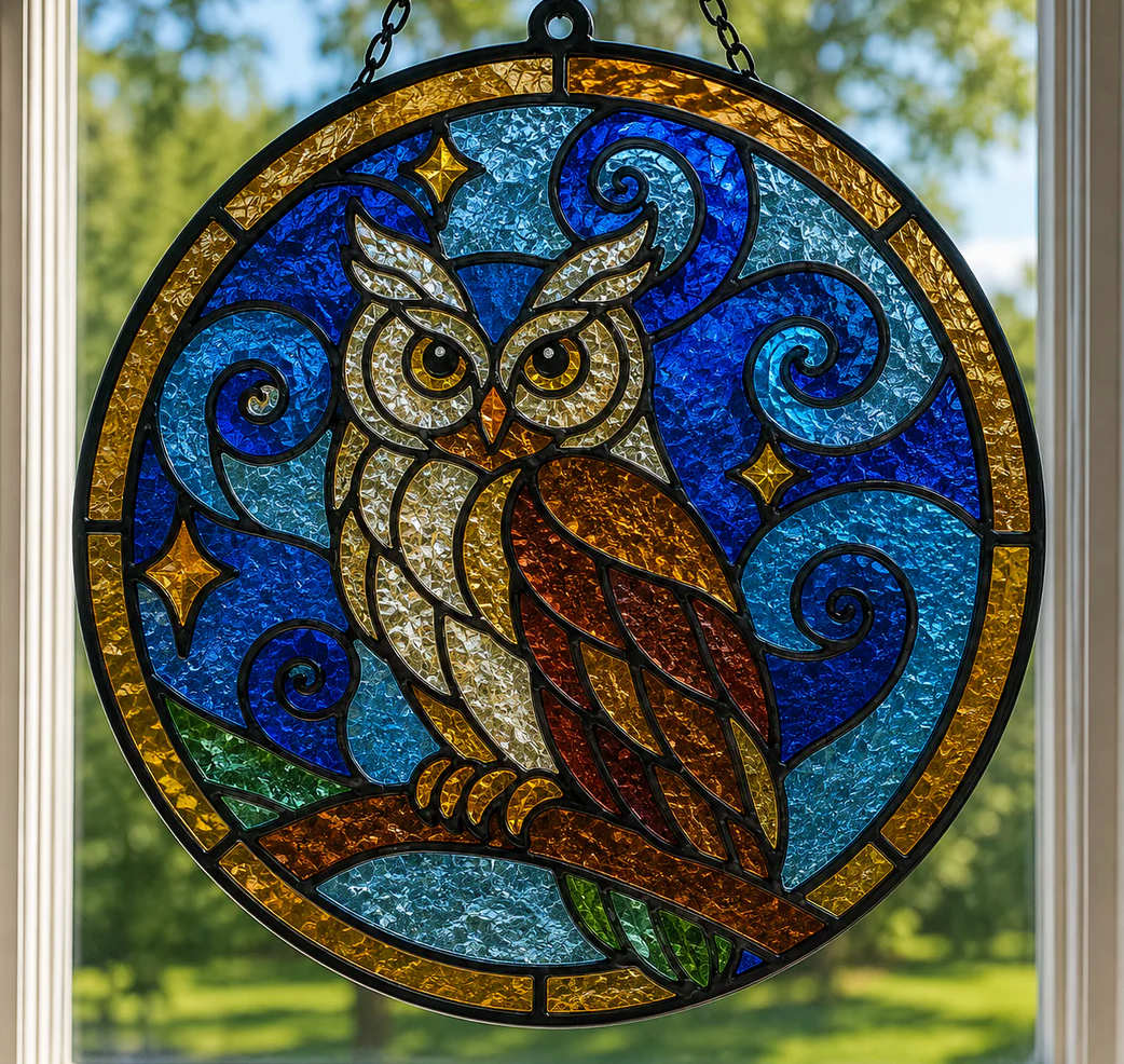 Fall Faux Stained Glass MAIL HOME KITS