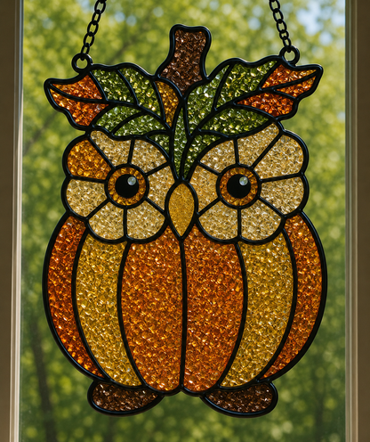Fall Faux Stained Glass MAIL HOME KITS
