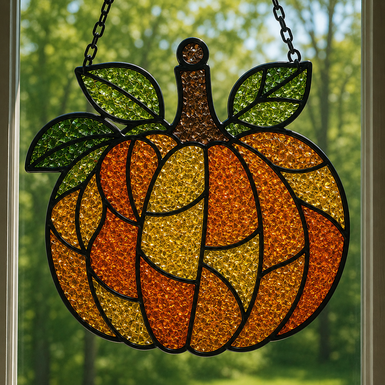 Fall Faux Stained Glass MAIL HOME KITS