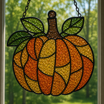 Fall Faux Stained Glass MAIL HOME KITS