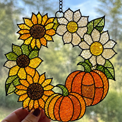 Fall Faux Stained Glass MAIL HOME KITS