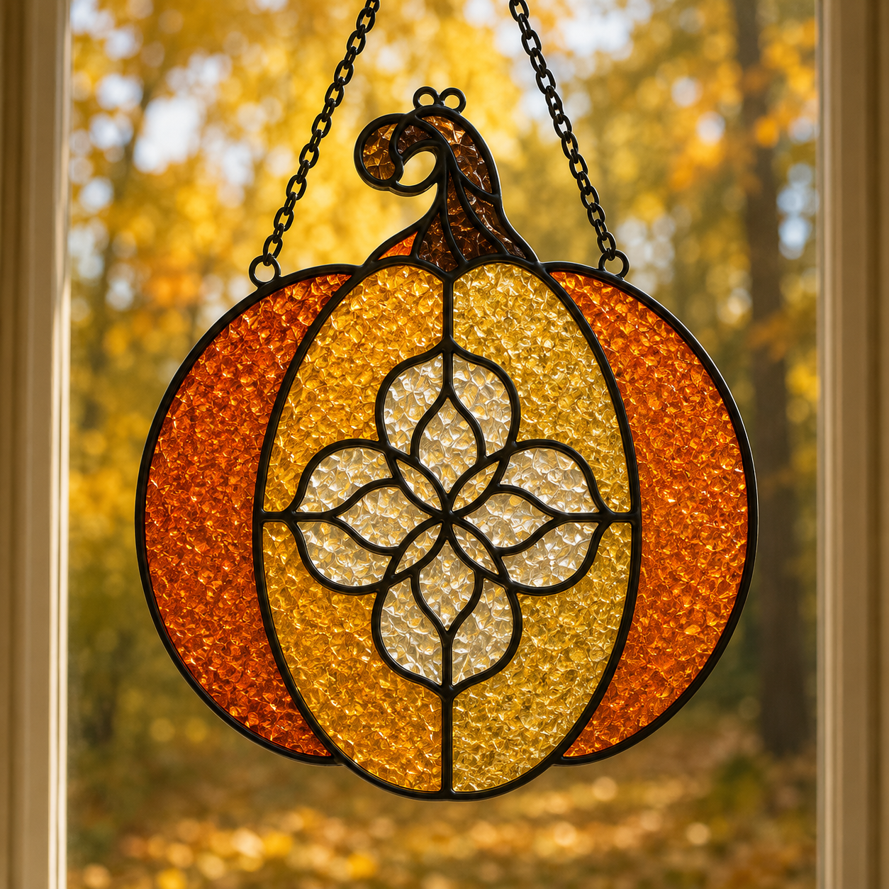 Fall Faux Stained Glass MAIL HOME KITS