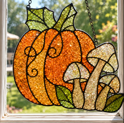 Fall Faux Stained Glass MAIL HOME KITS