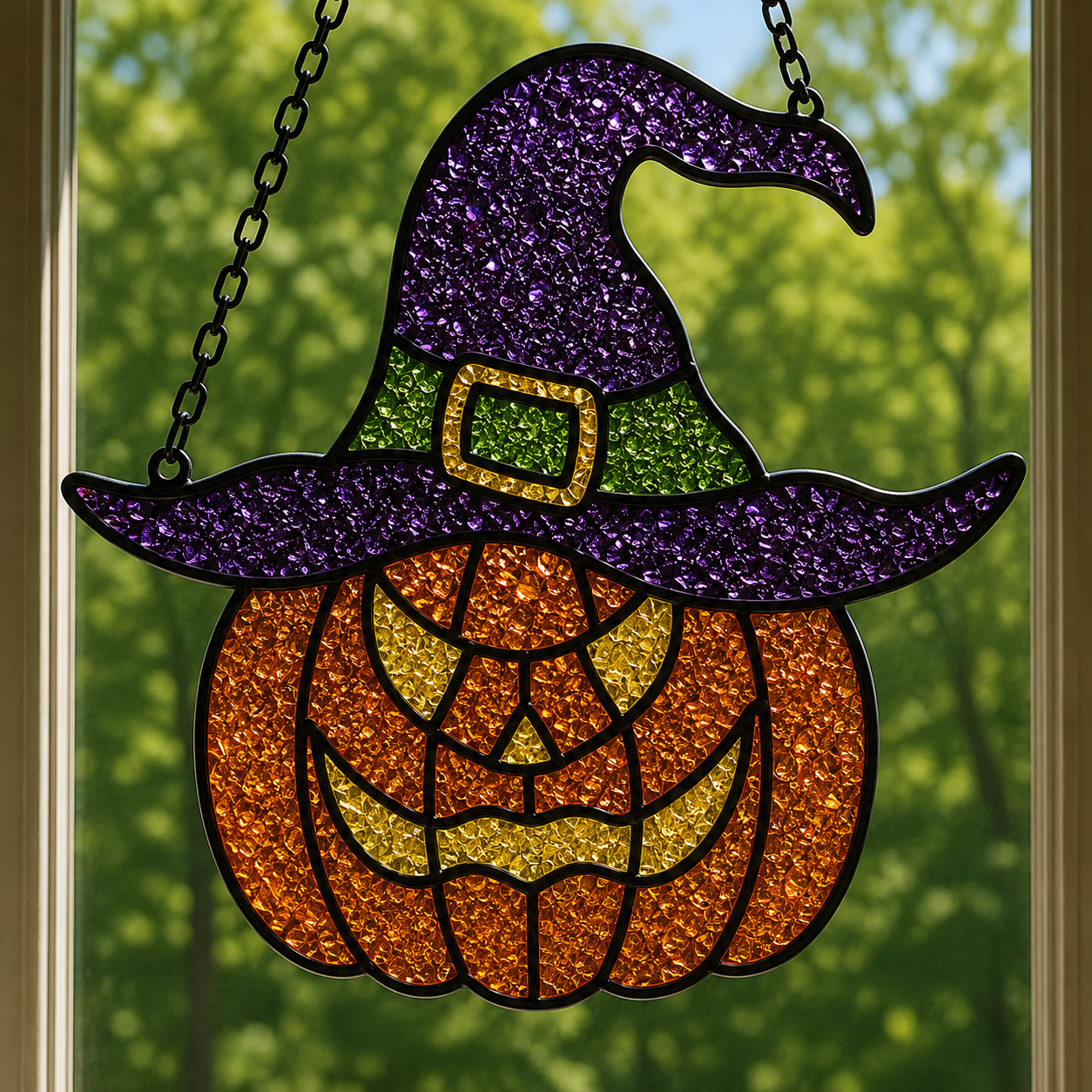 Fall Faux Stained Glass MAIL HOME KITS