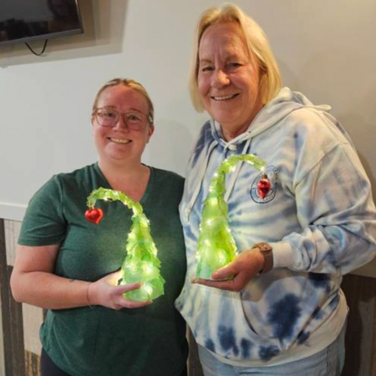 12/19/2025 (6pm) Tumbled Glass Trees at The Bowman House (Bowman, GA)