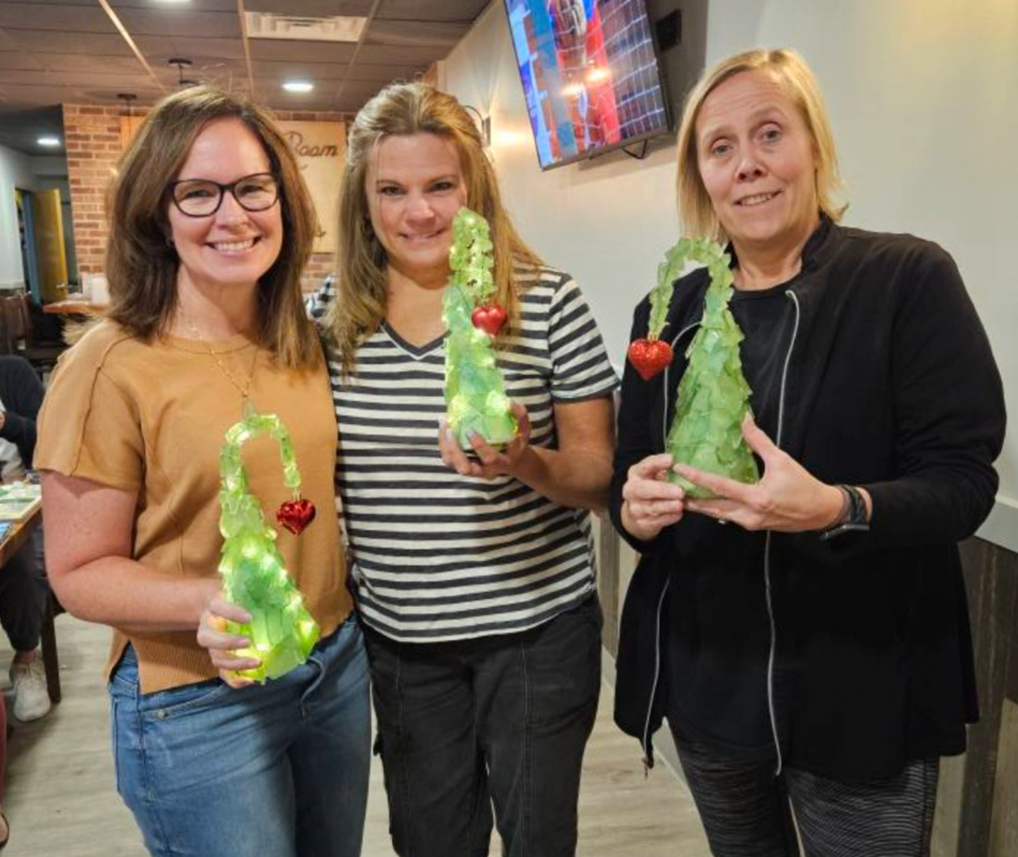 12/19/2025 (6pm) Tumbled Glass Trees at The Bowman House (Bowman, GA)