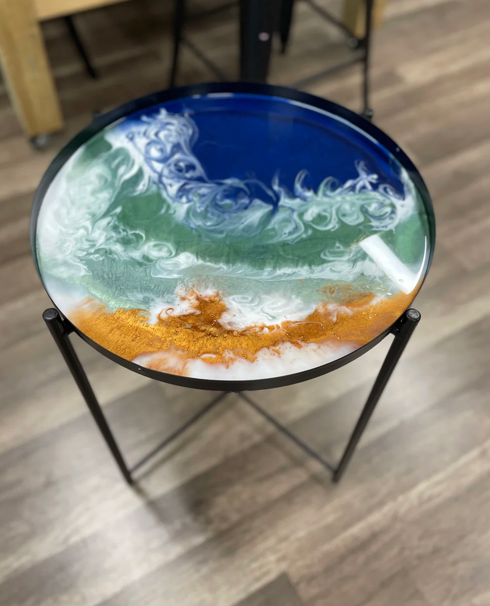 Resin Art Workshop: Creating Tray Tables