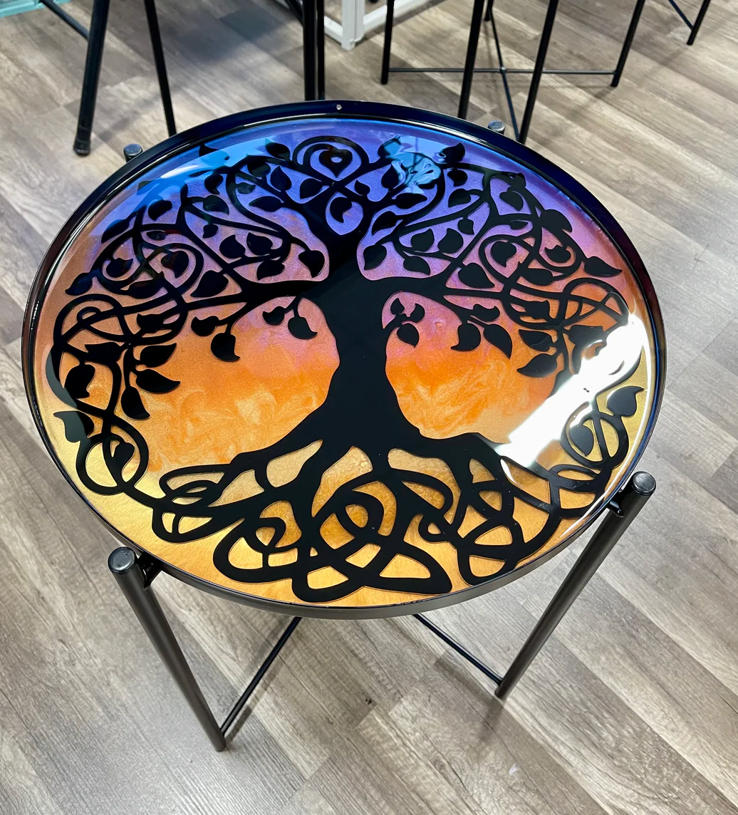 Resin Art Workshop: Creating Tray Tables