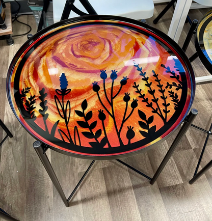 Resin Art Workshop: Creating Tray Tables