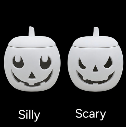 Personalized Ceramic Jack O'Lantern Pumpkin Painting Kit