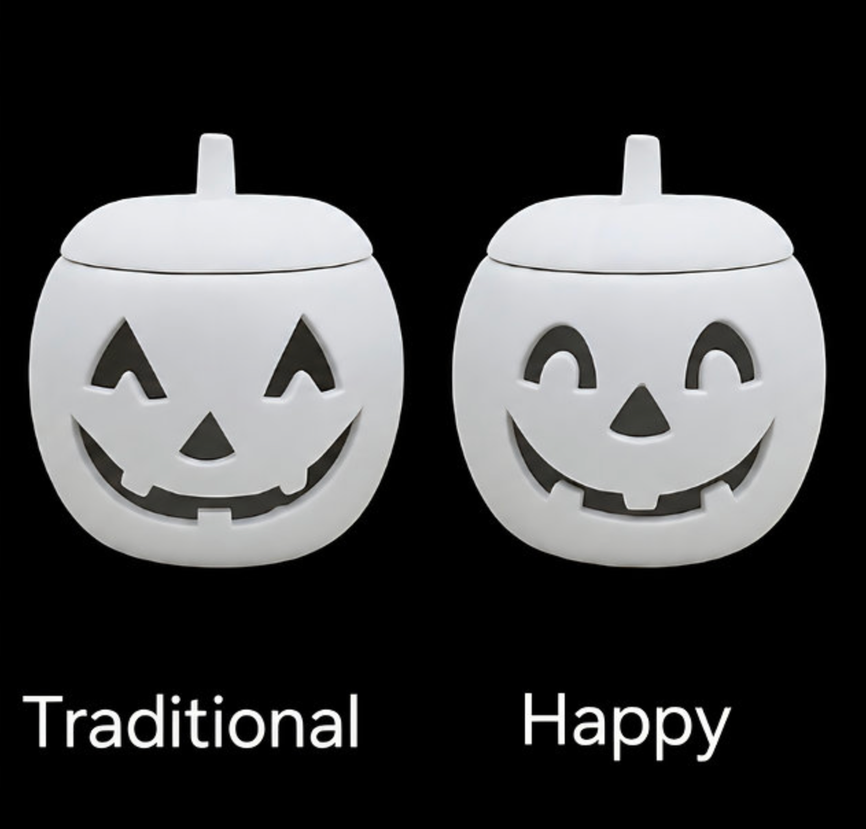 Personalized Ceramic Jack O'Lantern Pumpkin Painting Kit
