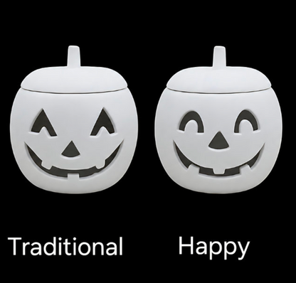 Personalized Ceramic Jack O'Lantern Pumpkin Painting Kit