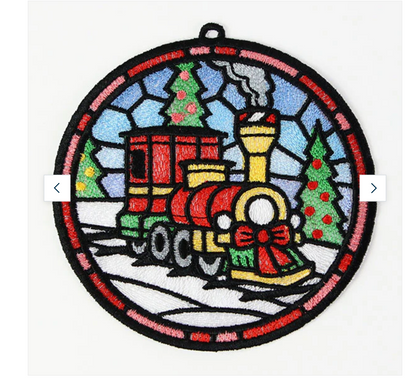 Christmas Faux Stained Glass Sun Catchers