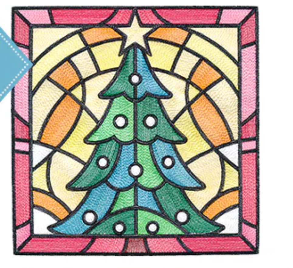 Christmas Faux Stained Glass Sun Catchers