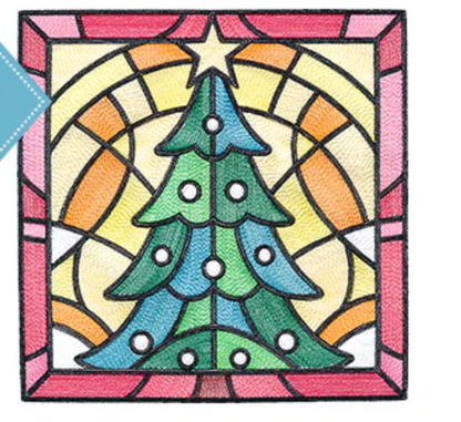 Christmas Faux Stained Glass Sun Catchers