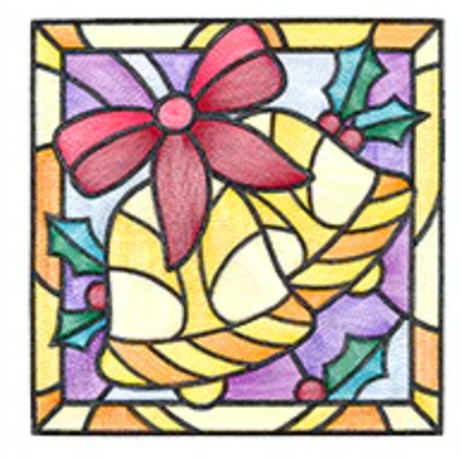 Christmas Faux Stained Glass Sun Catchers