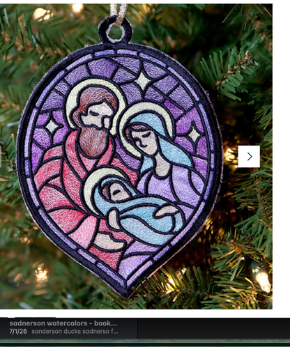 Christmas Faux Stained Glass Sun Catchers