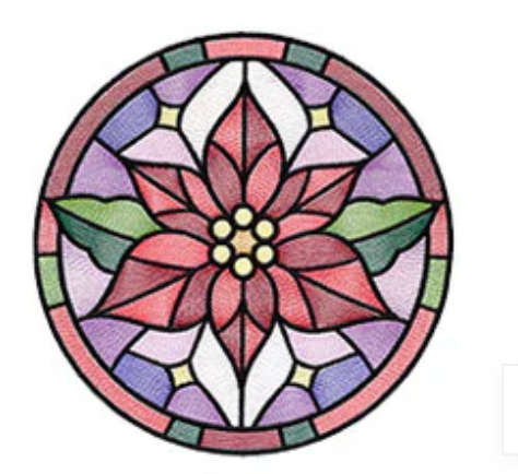 Christmas Faux Stained Glass Sun Catchers
