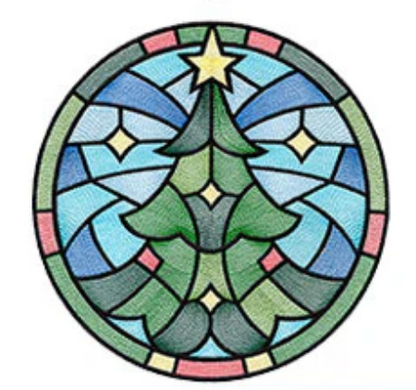 Christmas Faux Stained Glass Sun Catchers