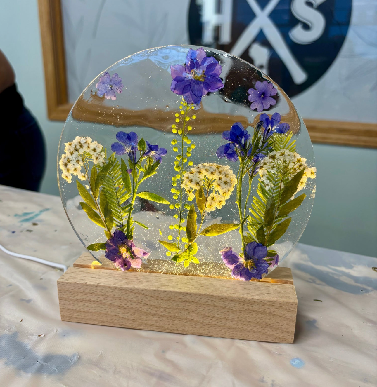 08/12/2026 (6pm) Create A Floral Table Top Lamp at Baileys Bar & Grille (Levittown, PA)