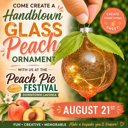 08/21/2026 (5-9:30pm) Glass Blowing Experience (Lavonia, GA)
