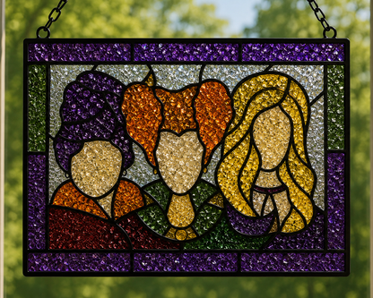 Fall Faux Stained Glass MAIL HOME KITS