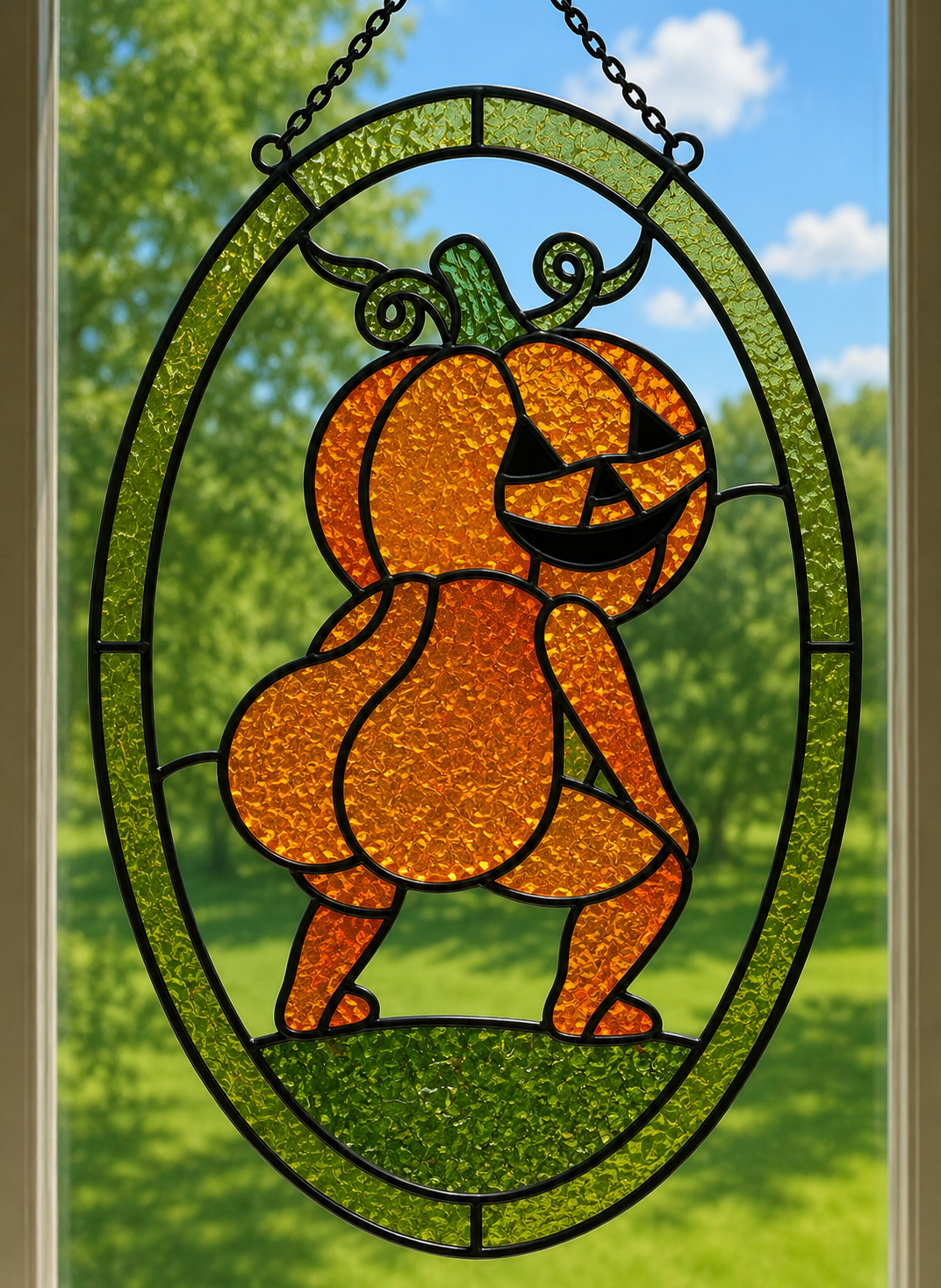 Fall Faux Stained Glass MAIL HOME KITS
