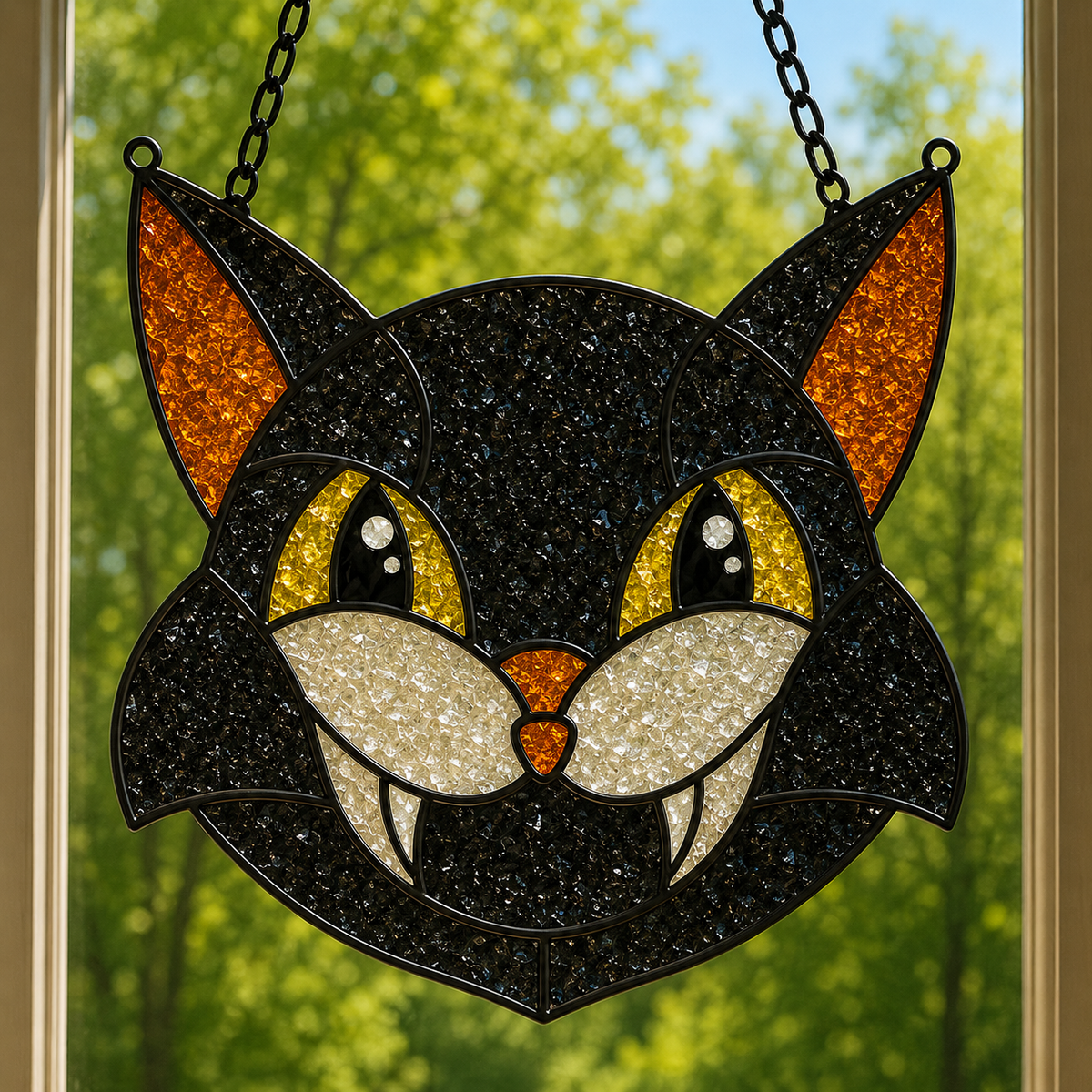 Fall Faux Stained Glass MAIL HOME KITS